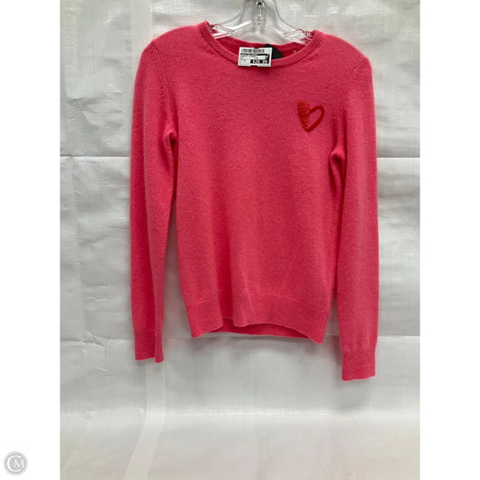 Sweater Cashmere By White And Warren In Pink, Size: Xs