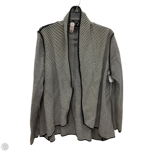 Cardigan By Talbots In Black & White, Size: L