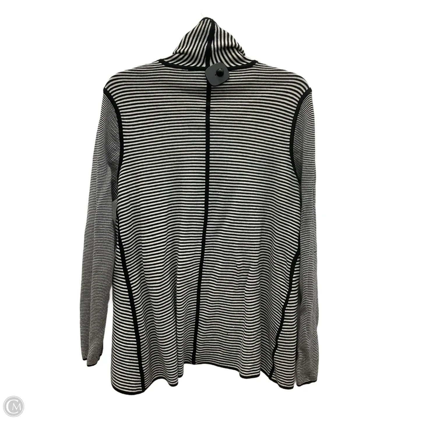 Cardigan By Talbots In Black & White, Size: L