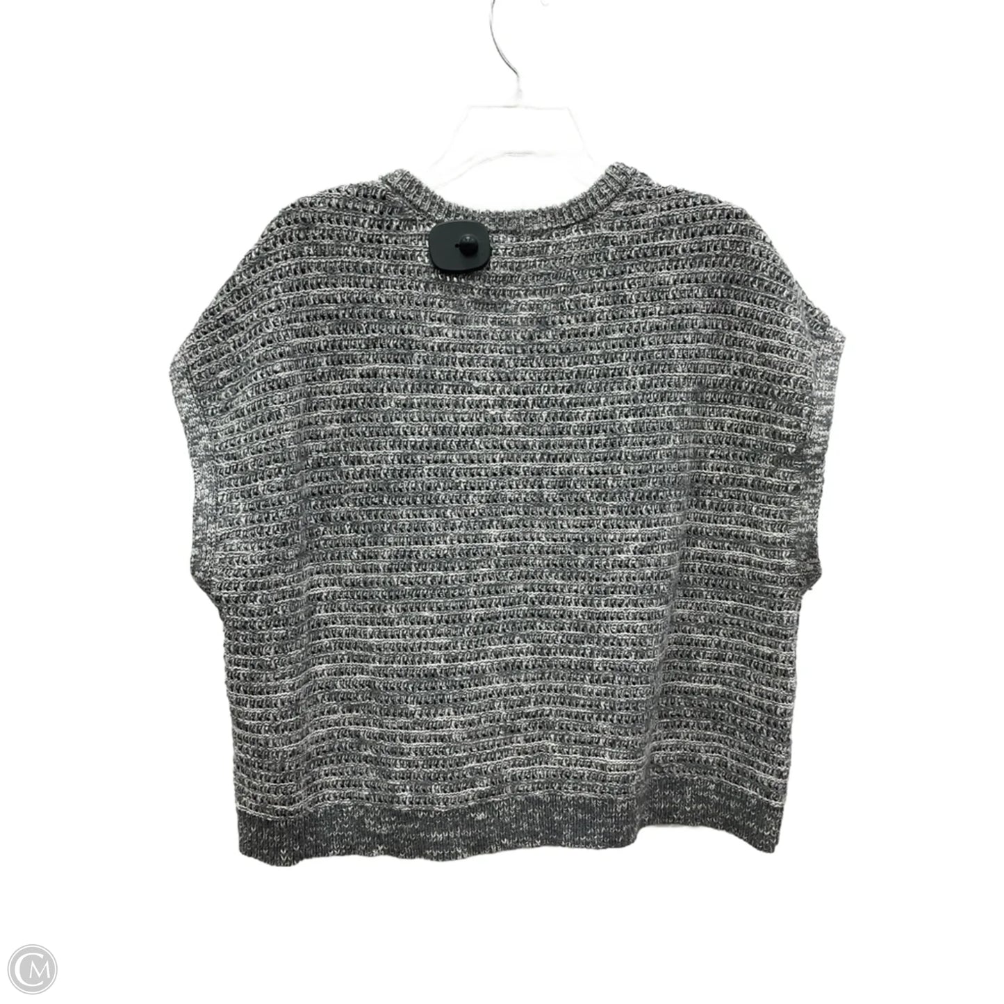 Vest Sweater By Lucky Brand In Grey, Size: Xl