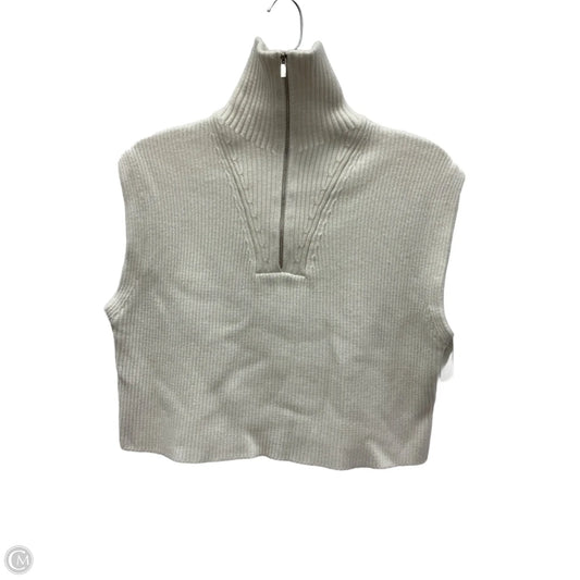 Vest Sweater By Mng In White, Size: M