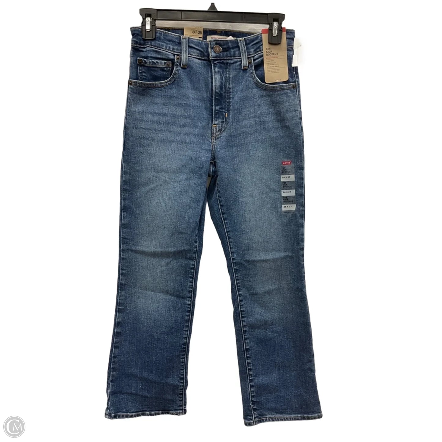 Jeans Boot Cut By Levis In Blue Denim, Size: 2