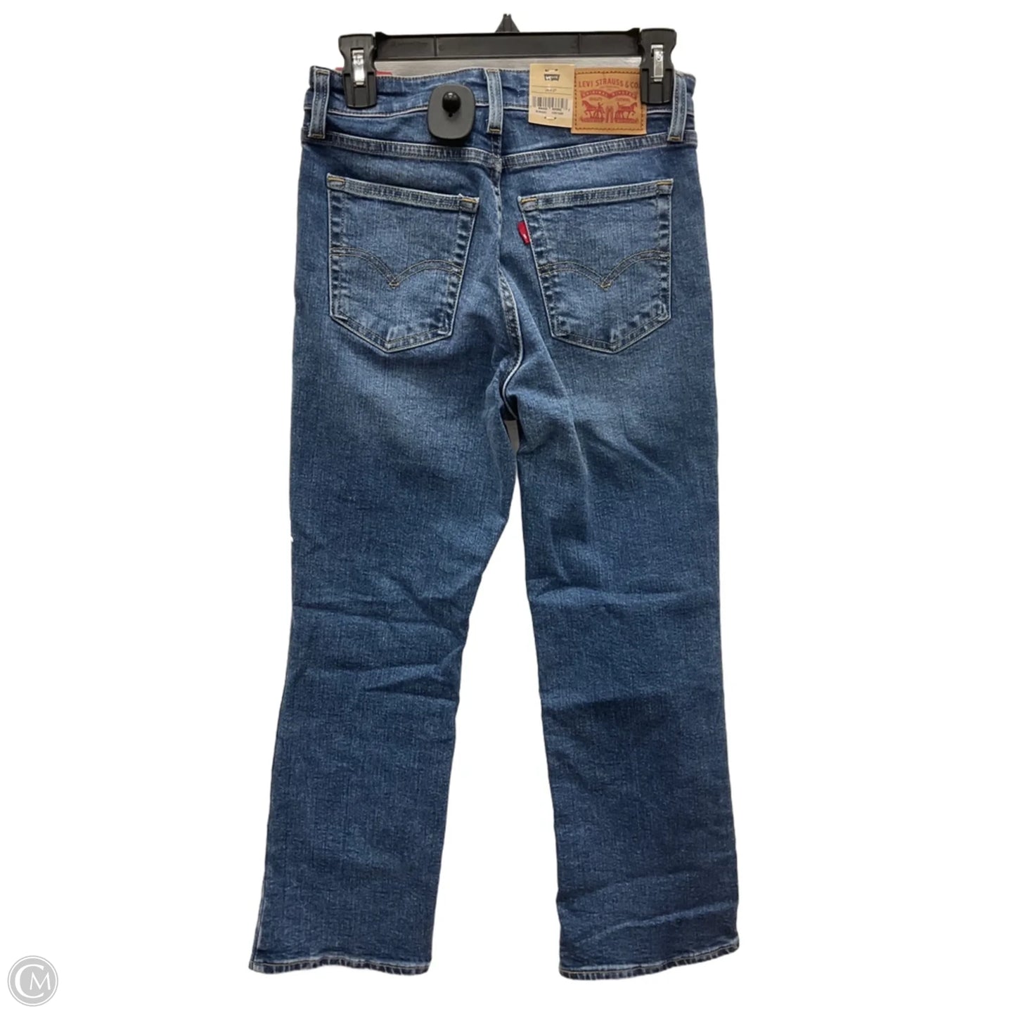 Jeans Boot Cut By Levis In Blue Denim, Size: 2