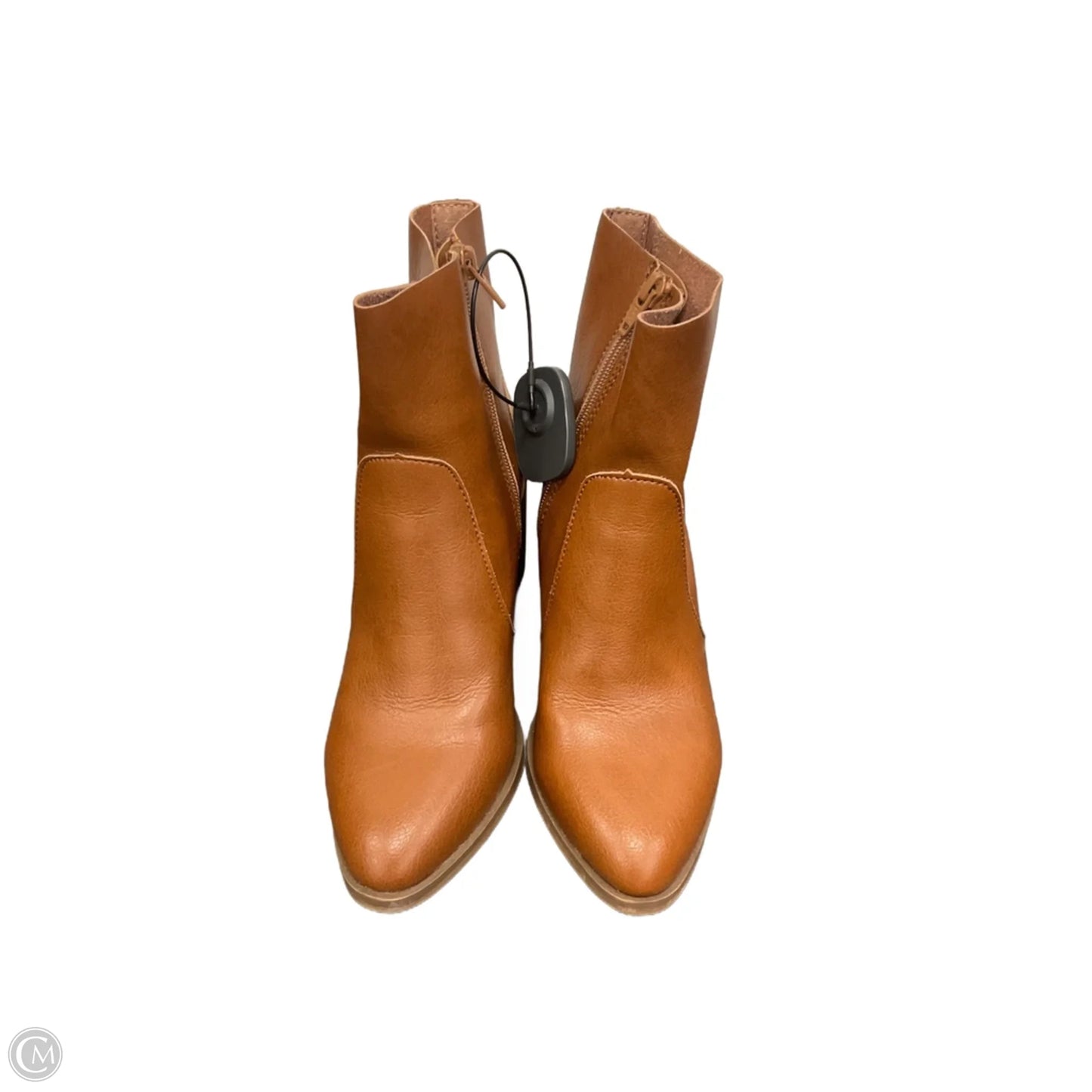 Boots Ankle Heels By Universal Thread In Brown, Size: 6.5