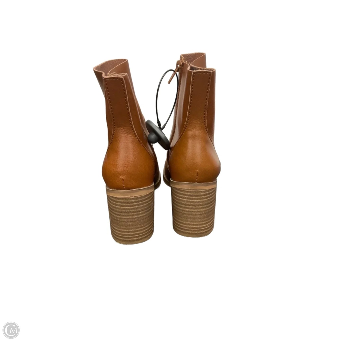 Boots Ankle Heels By Universal Thread In Brown, Size: 6.5