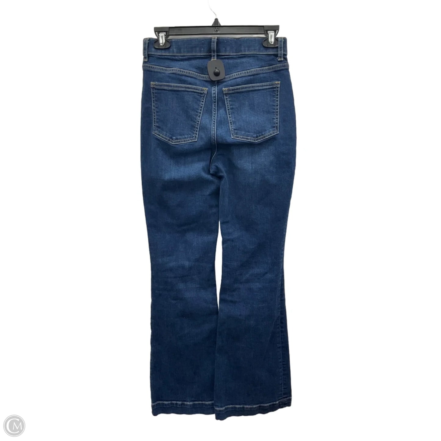 Jeans Flared By Spanx In Blue Denim, Size: 6