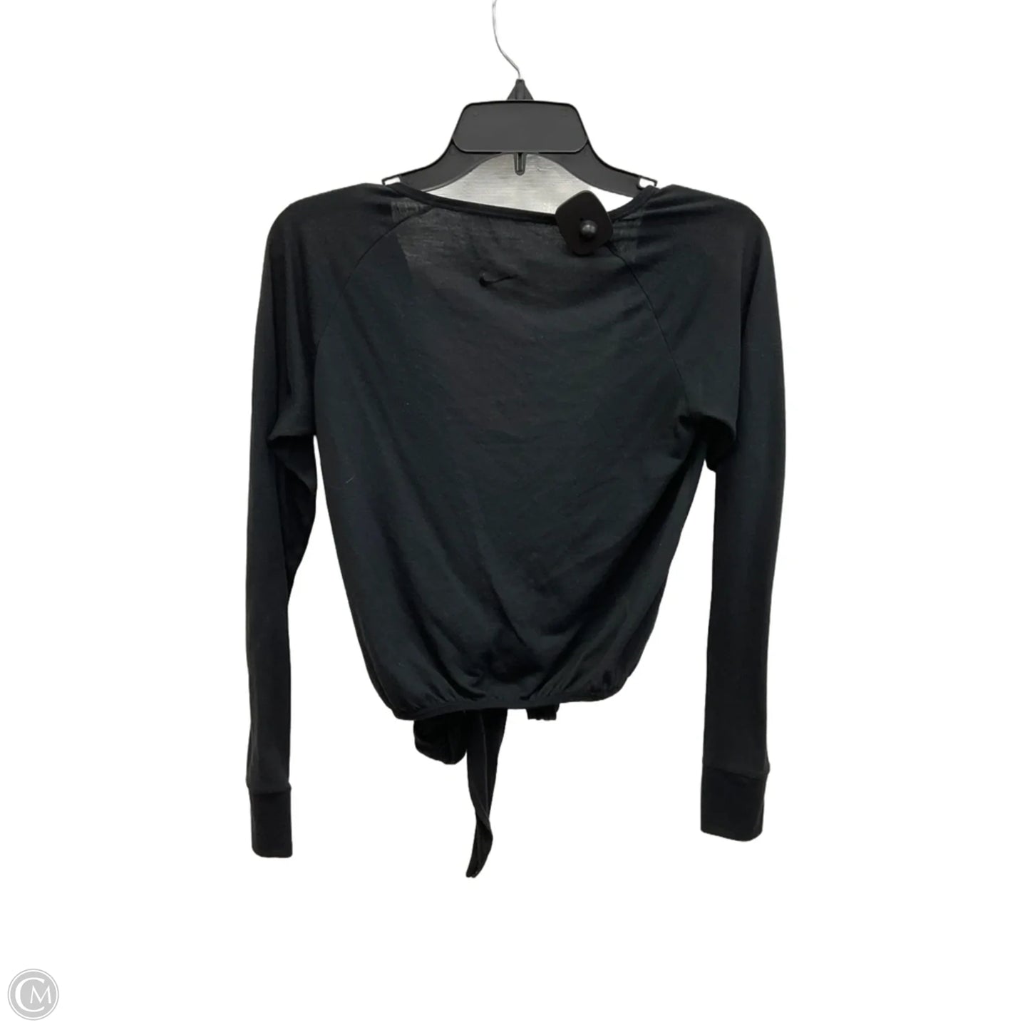 Top Long Sleeve By Nike Apparel In Black, Size: S