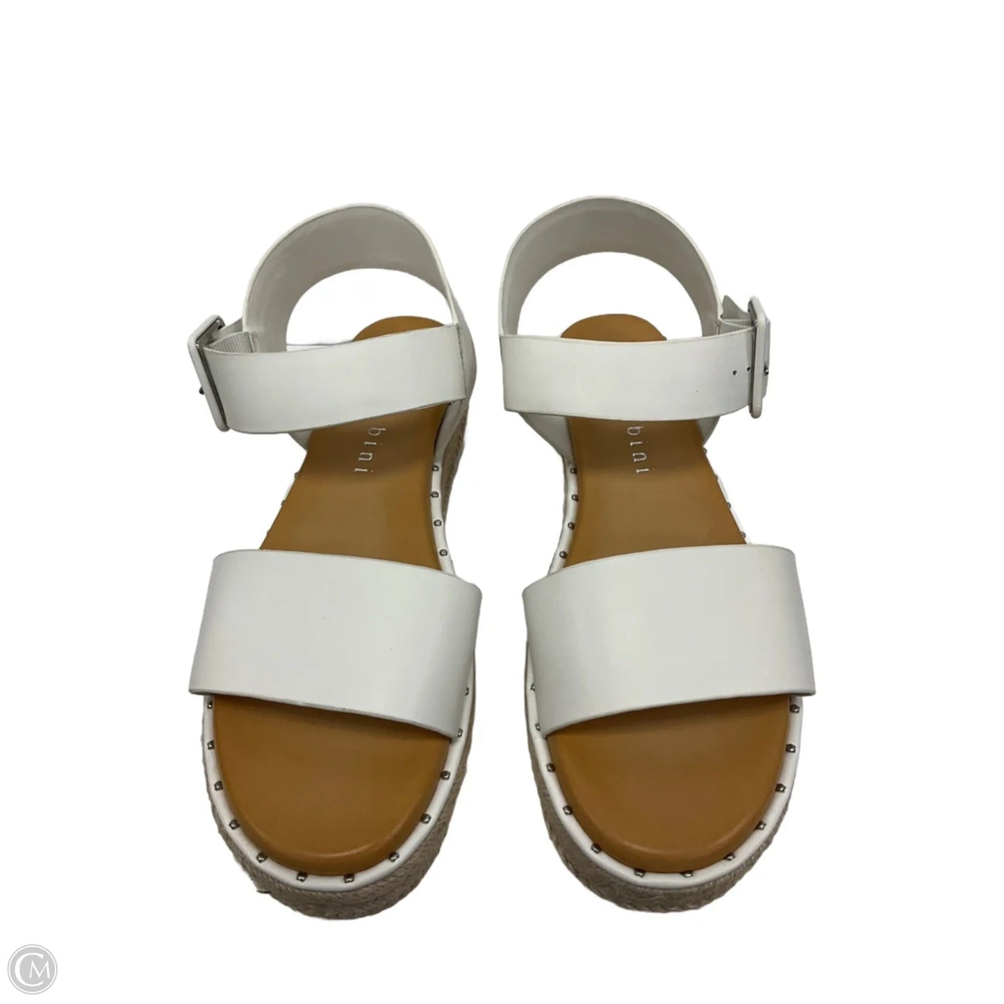 Sandals Heels Platform By Gianni Bini In White, Size: 9.5