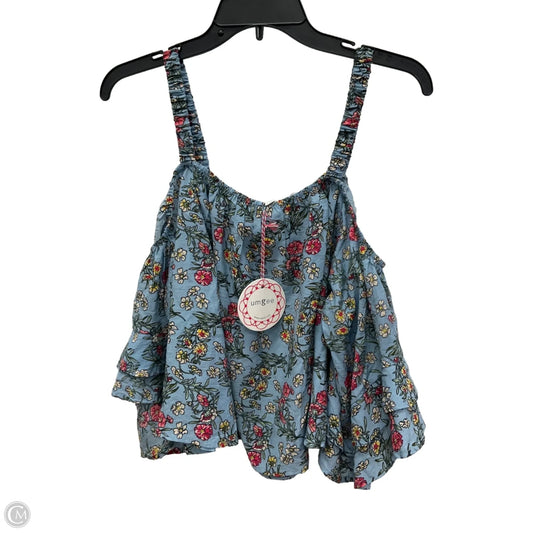 Top Sleeveless By Umgee In Floral Print, Size: M