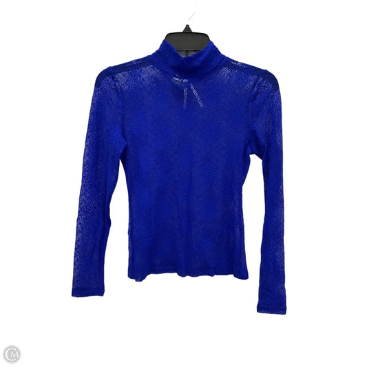 Top Long Sleeve By Anthropologie In Blue, Size: Xs
