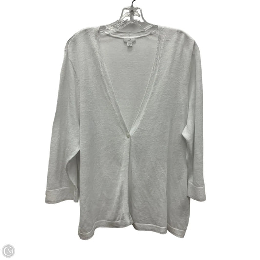 Cardigan By J. Jill In White, Size: Xl