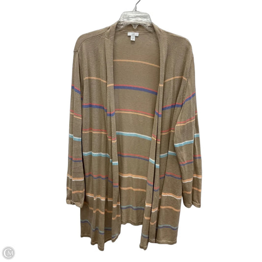 Cardigan By J. Jill In Tan, Size: Xl
