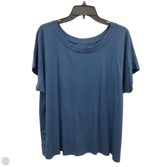 Top Short Sleeve By J. Jill In Blue, Size: Xl