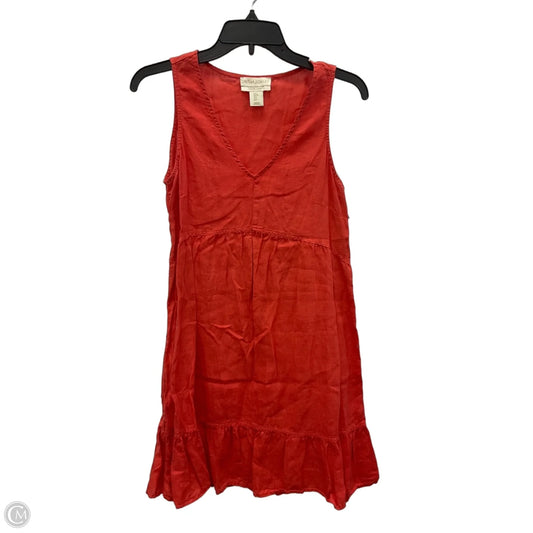 Dress Casual Short By Cynthia Rowley In Coral, Size: S