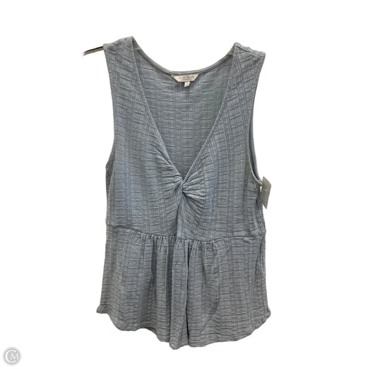 Top Sleeveless By Lucky Brand In Blue, Size: S