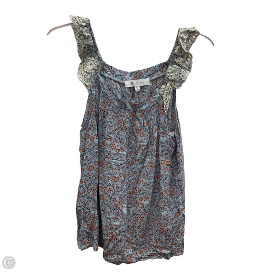 Top Sleeveless By Fever In Blue, Size: M