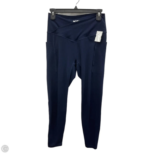 Athletic Leggings By Clothes Mentor In Navy, Size: L