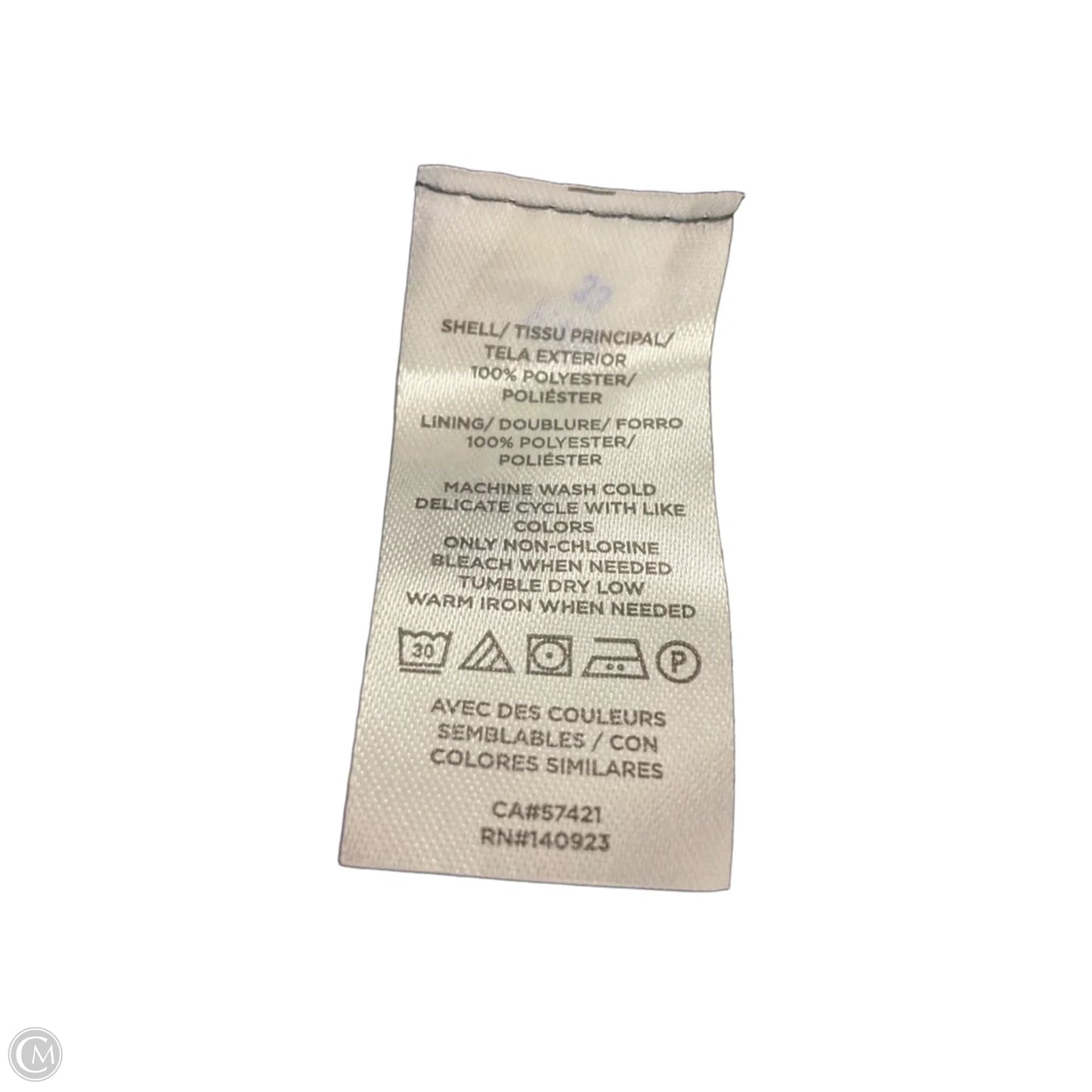 Top Short Sleeve By Loft In Black, Size: L