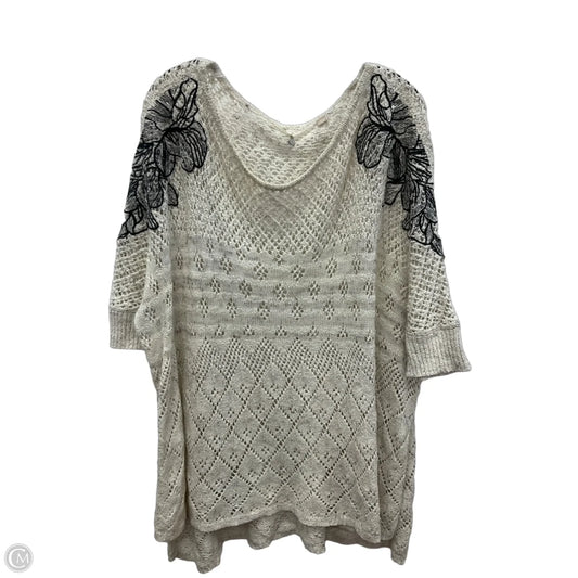 Swimwear Cover-up By Knitted And Knotted In Cream, Size: S