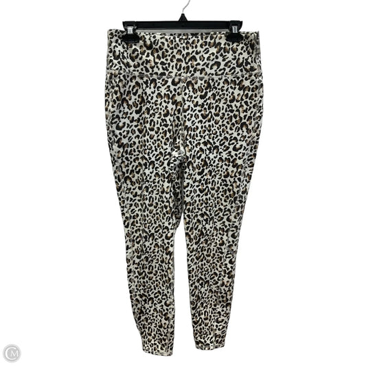 Athletic Leggings By Wonderly In Animal Print, Size: L