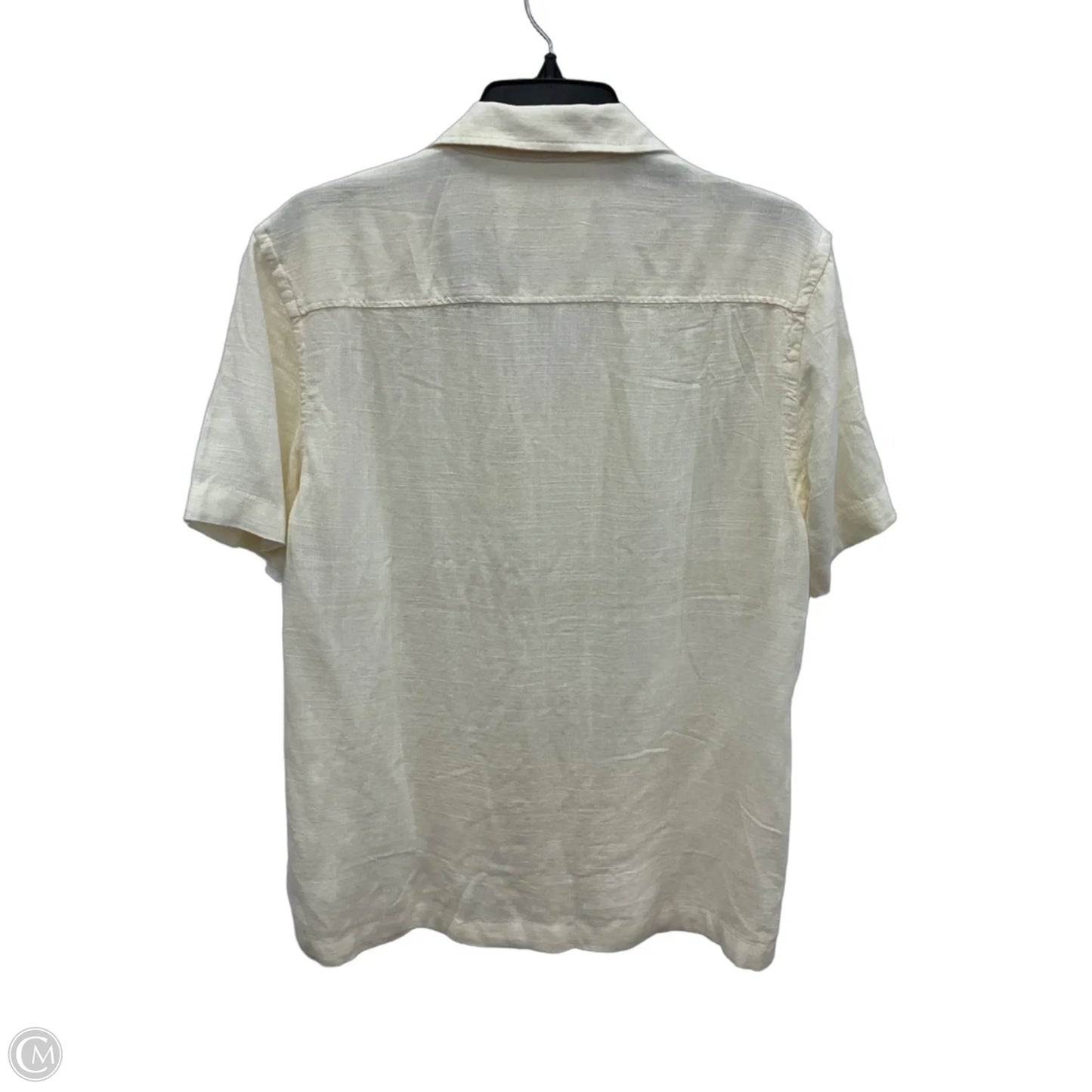 Top Short Sleeve By Cmc In White, Size: S