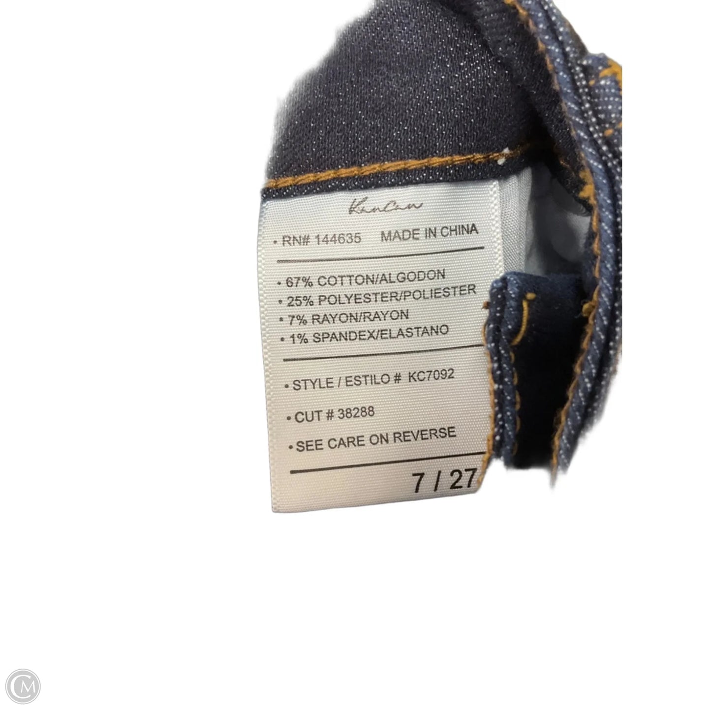 Jeans Skinny By Kancan In Blue Denim, Size: 6