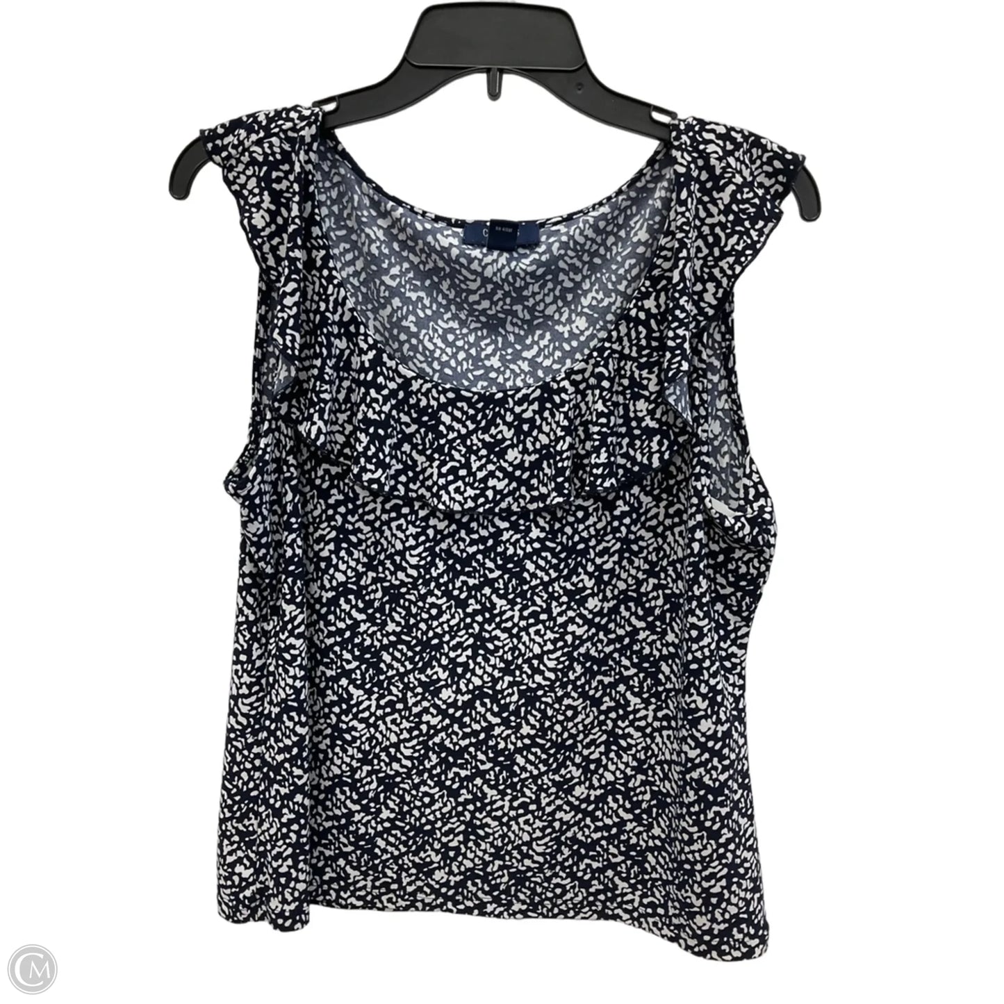Top Sleeveless By Chaps In Navy, Size: Xl