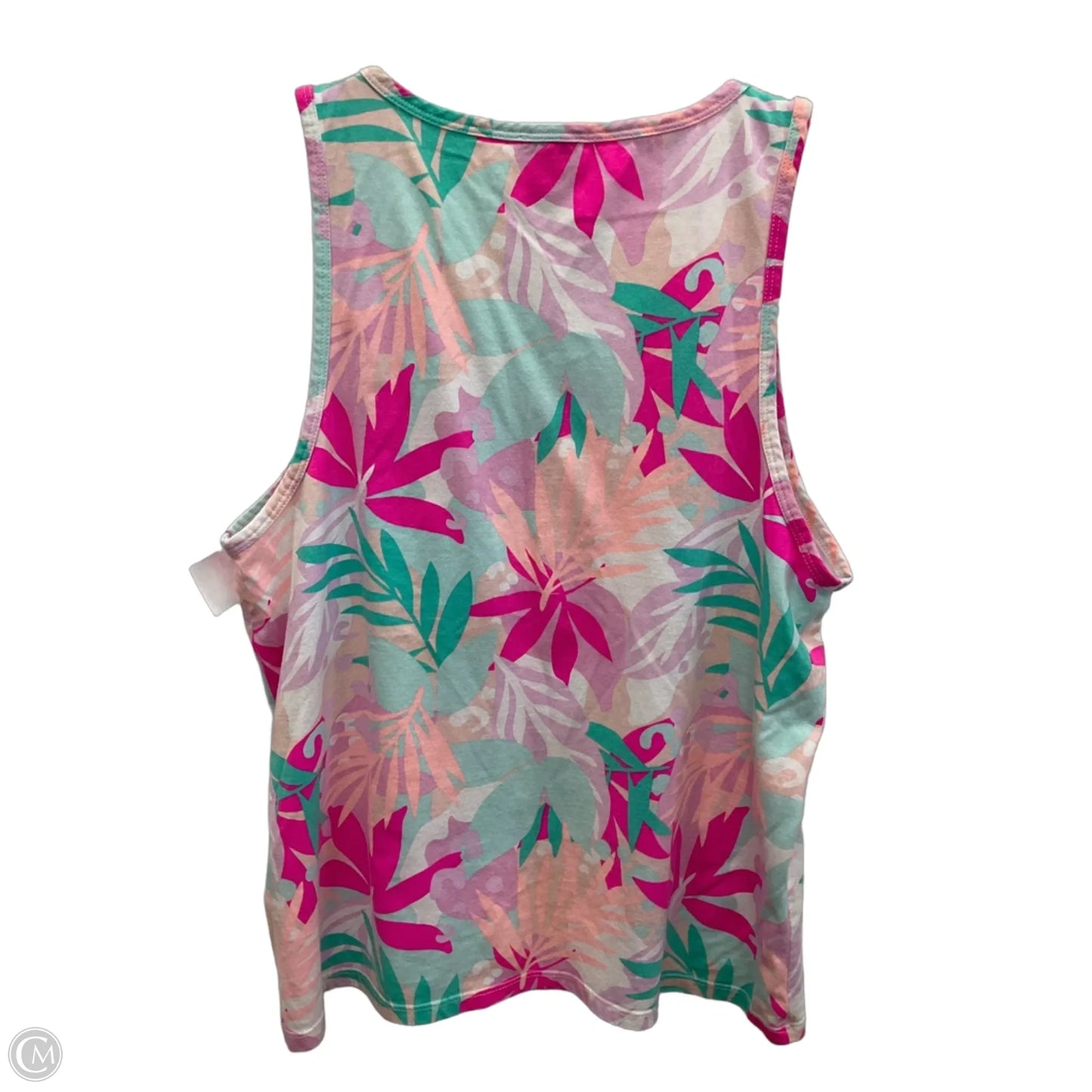Top Sleeveless By J. Crew In Tropical Print, Size: M