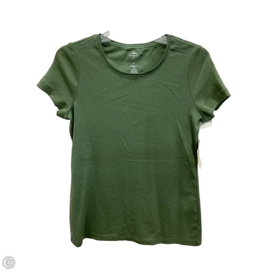 Top Short Sleeve By St Johns Bay In Green, Size: S