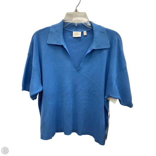 Top Short Sleeve By Cyrus In Blue, Size: M