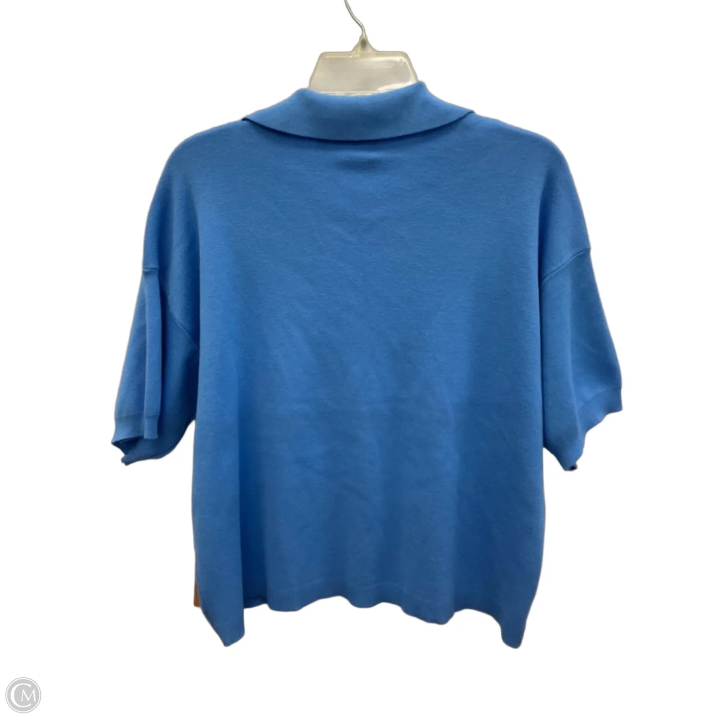 Top Short Sleeve By Cyrus In Blue, Size: M