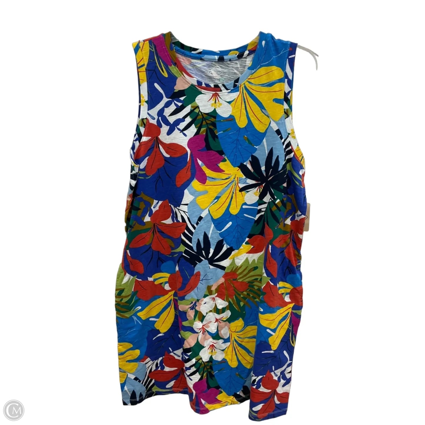 Dress Casual Midi By St Johns Bay In Floral Print, Size: L