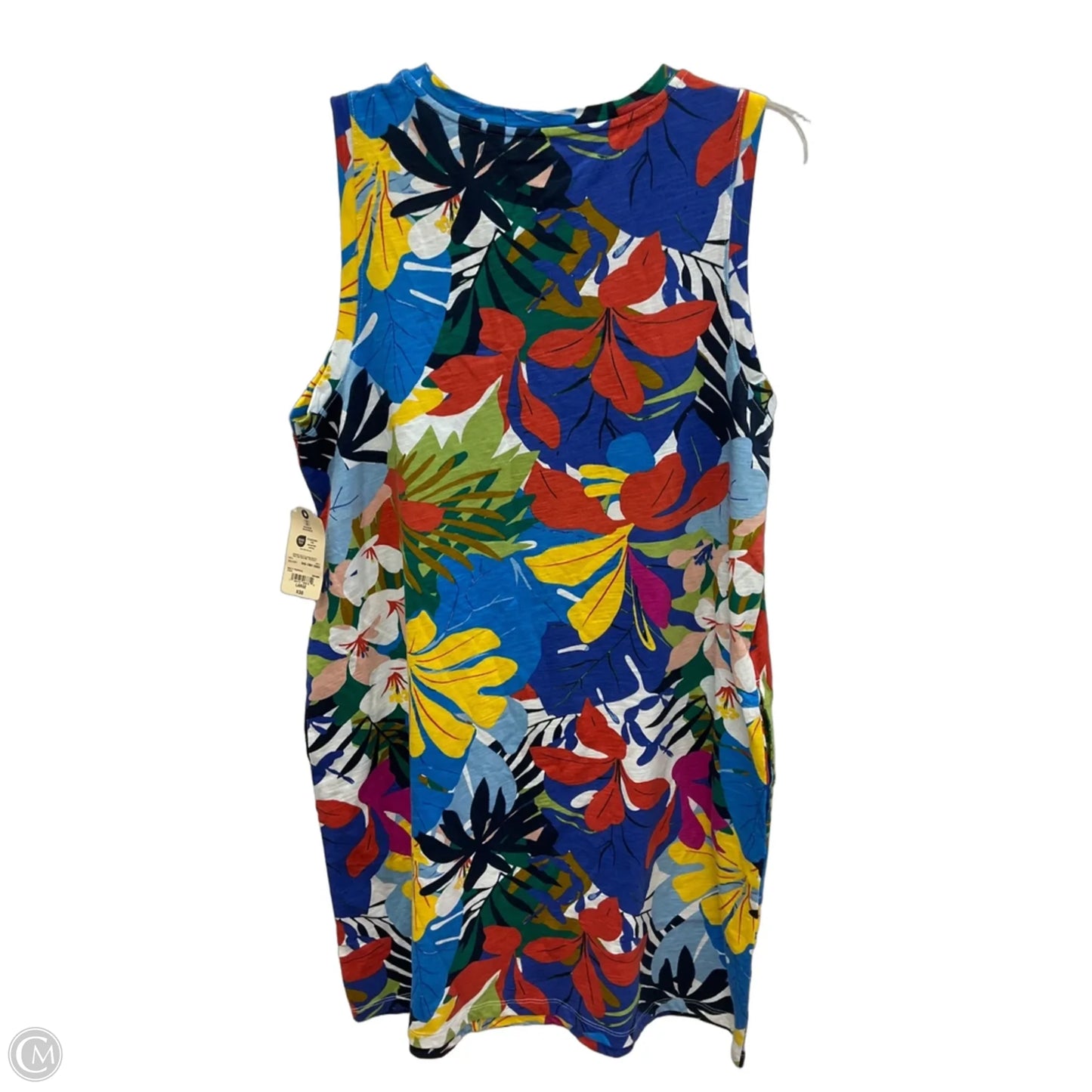 Dress Casual Midi By St Johns Bay In Floral Print, Size: L