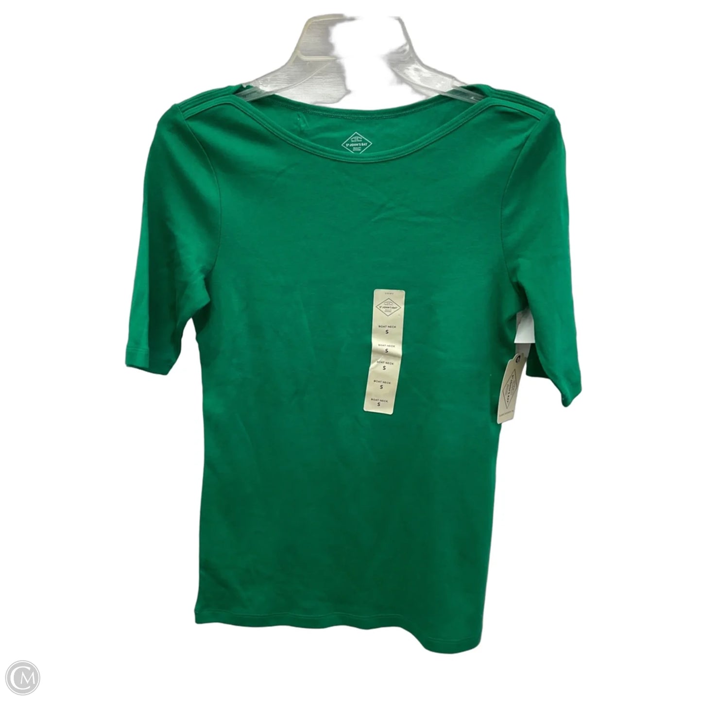 Top Short Sleeve By St Johns Bay In Green, Size: S