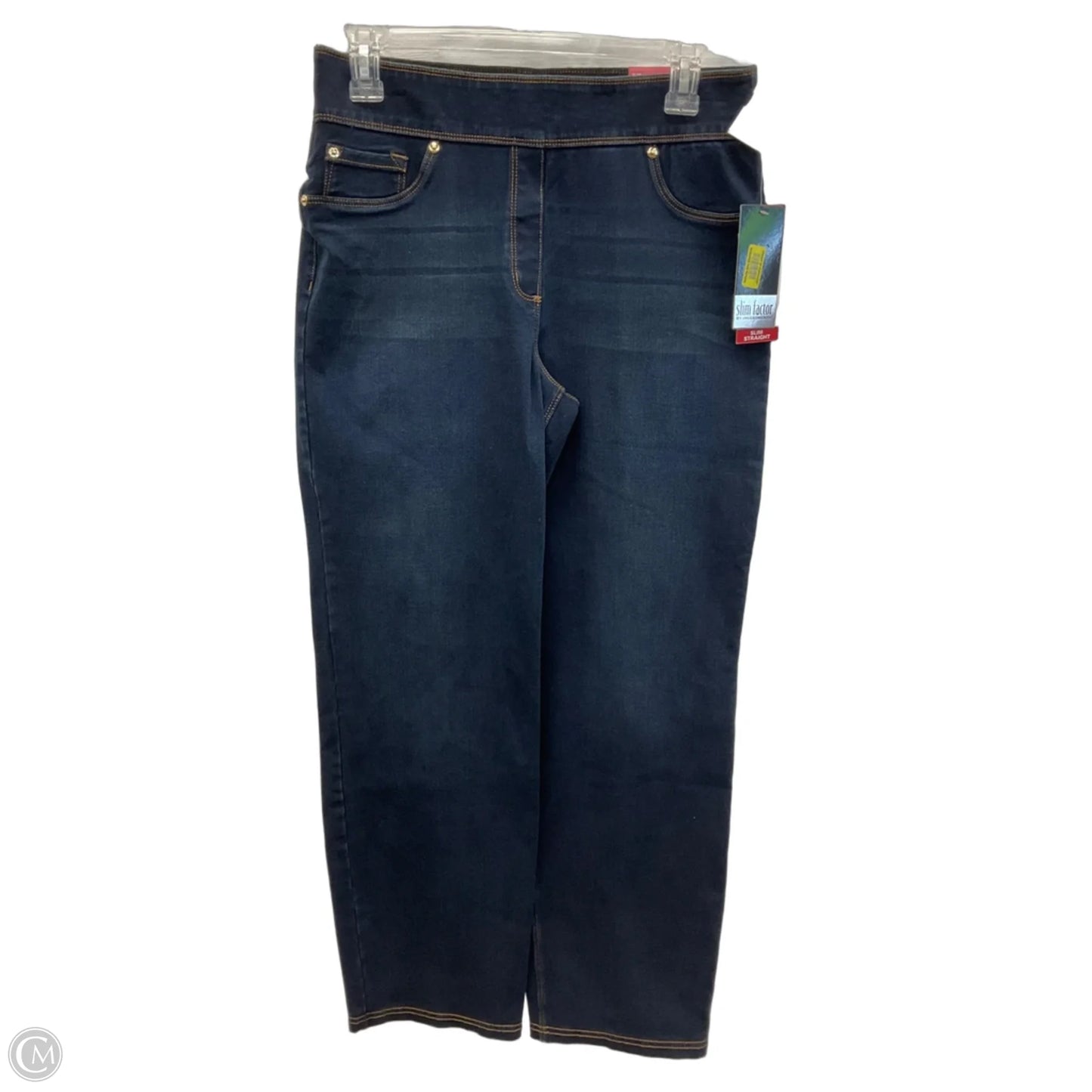 Jeans Straight By Investments In Blue Denim, Size: M