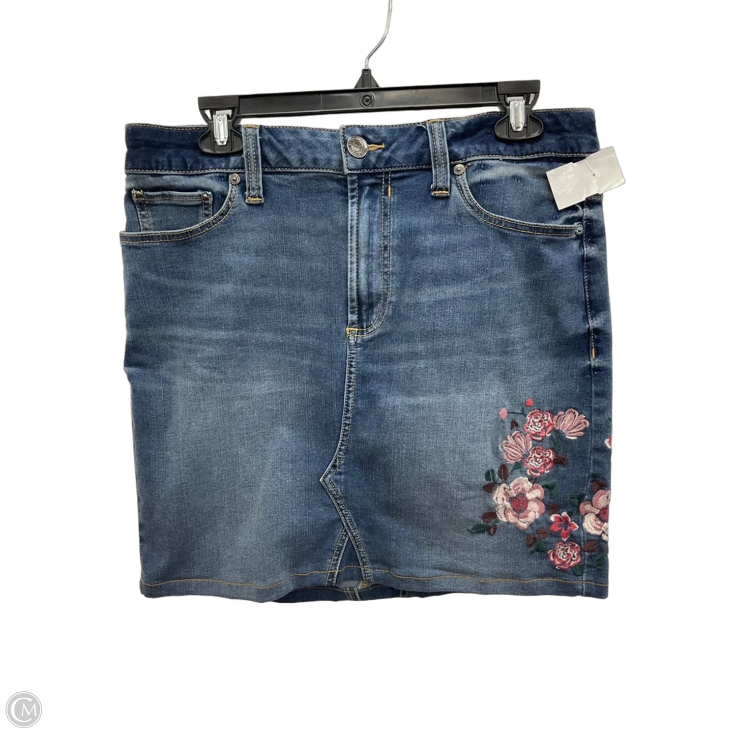 Skirt Mini & Short By Seven 7 In Blue Denim, Size: 8
