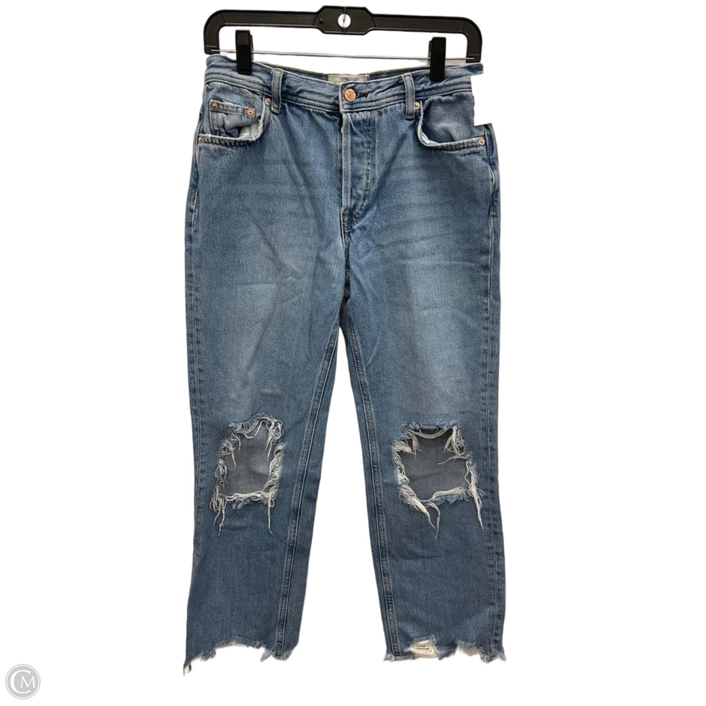 Jeans Straight By We The Free In Blue Denim, Size: 4