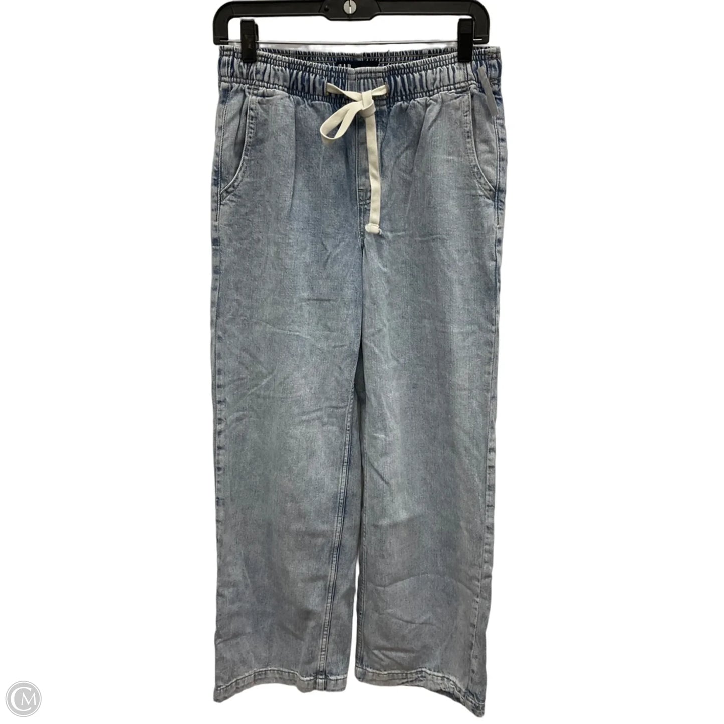 Jeans Wide Leg By Gap In Blue Denim, Size: Xs