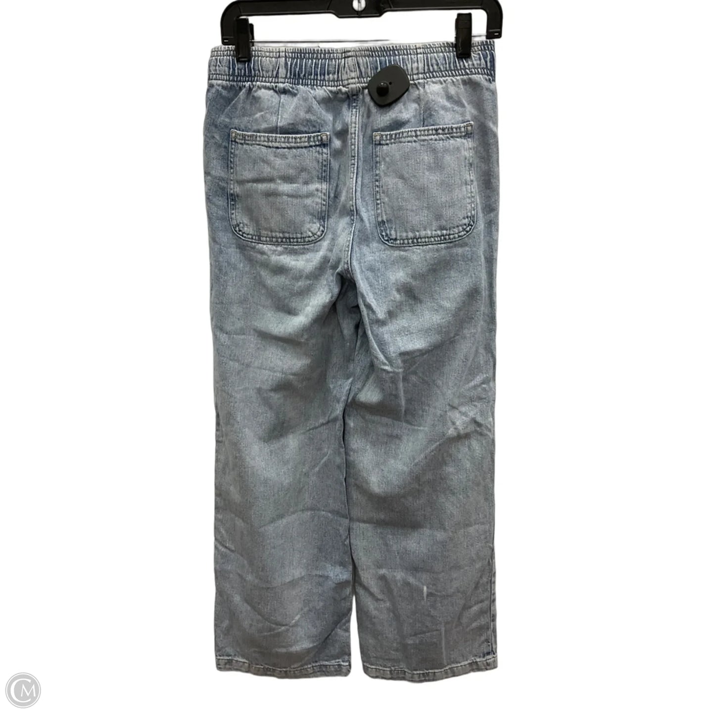 Jeans Wide Leg By Gap In Blue Denim, Size: Xs