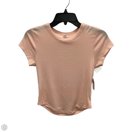 Top Short Sleeve By Old Navy In Pink, Size: Xs
