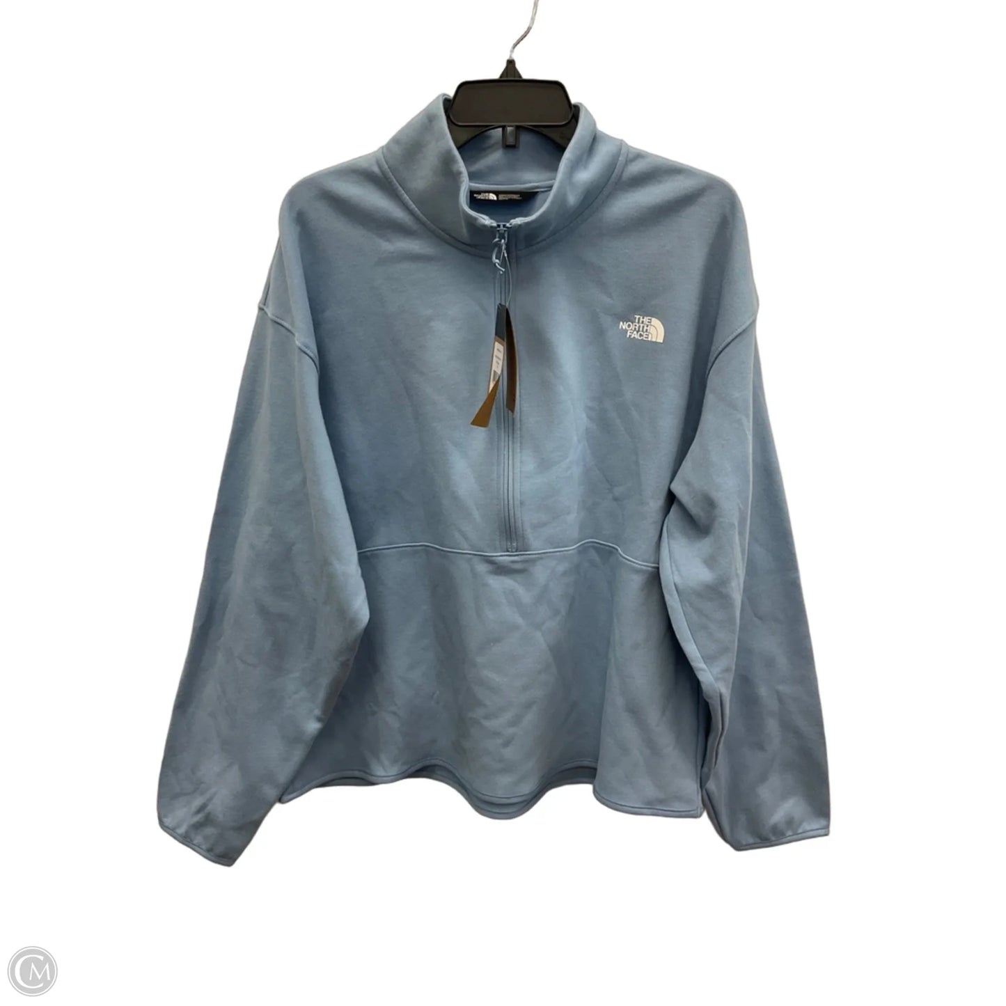 Athletic Sweatshirt Collar By The North Face In Blue, Size: Xxl