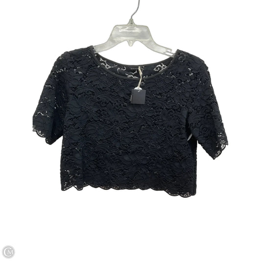 Top Short Sleeve By Club Monaco In Black, Size: Xs