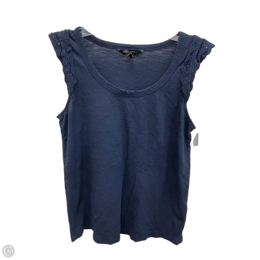 Top Sleeveless By Banana Republic In Blue, Size: Xs