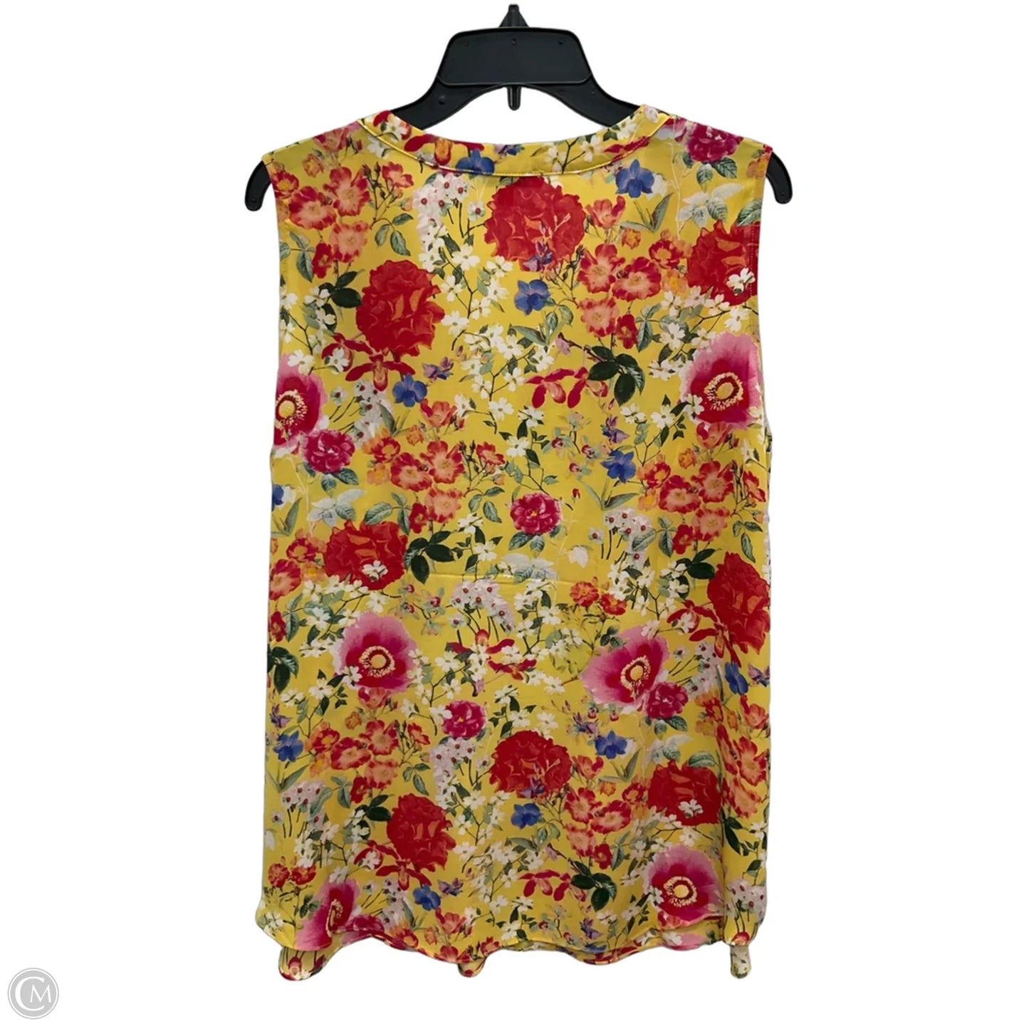 Top Sleeveless By Rose And Olive In Floral Print, Size: 1x