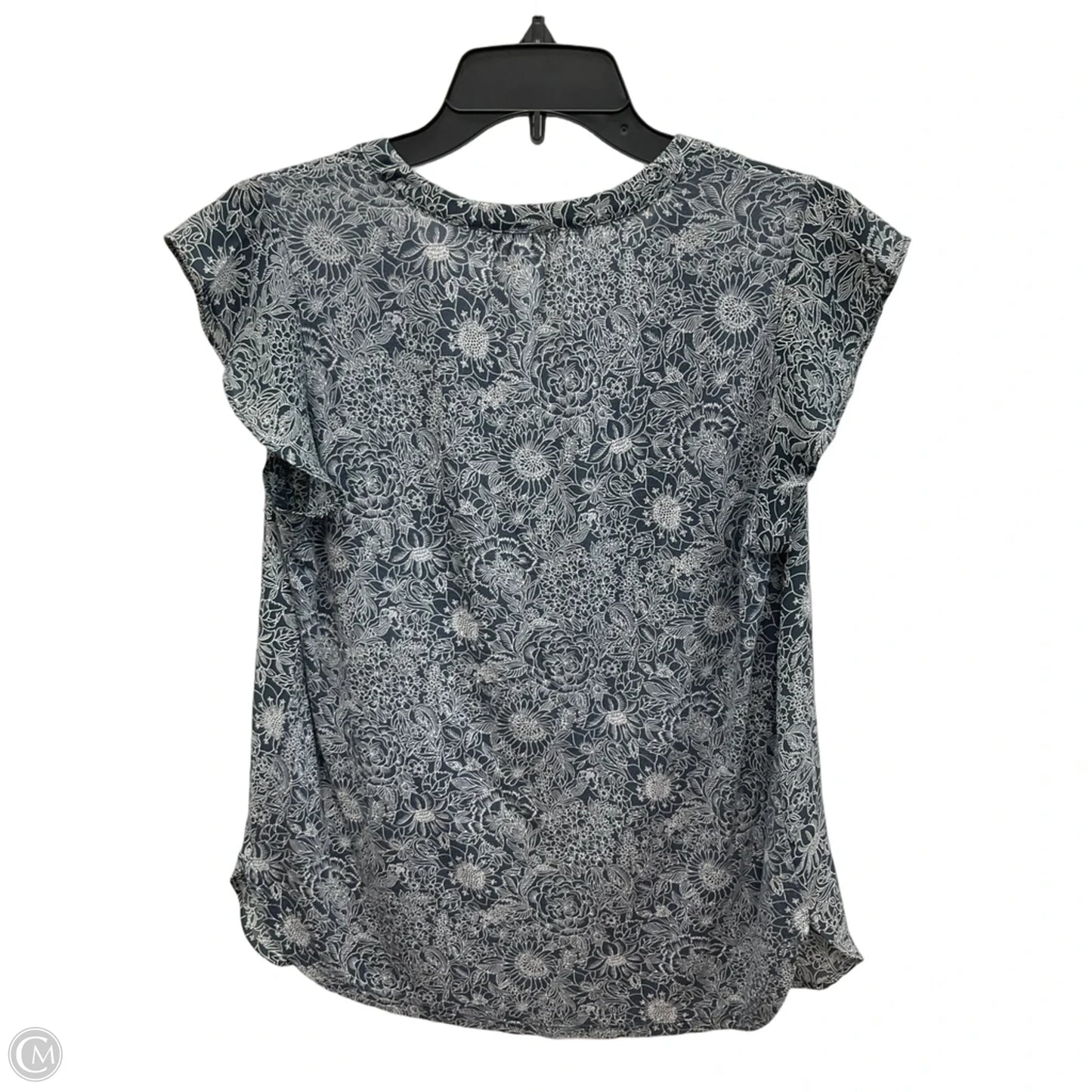 Top Sleeveless By Loft In Blue, Size: S