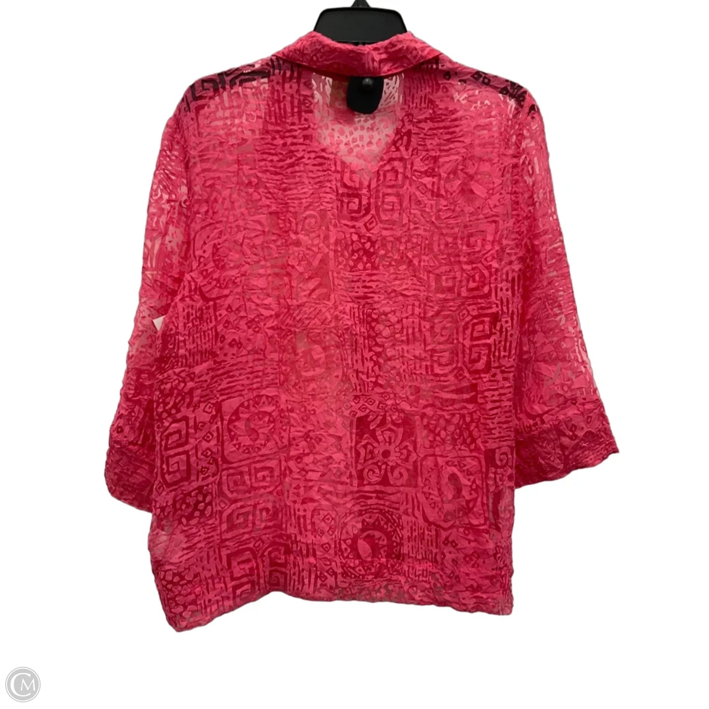 Blouse Long Sleeve By Ruby Rd In Pink, Size: Xl