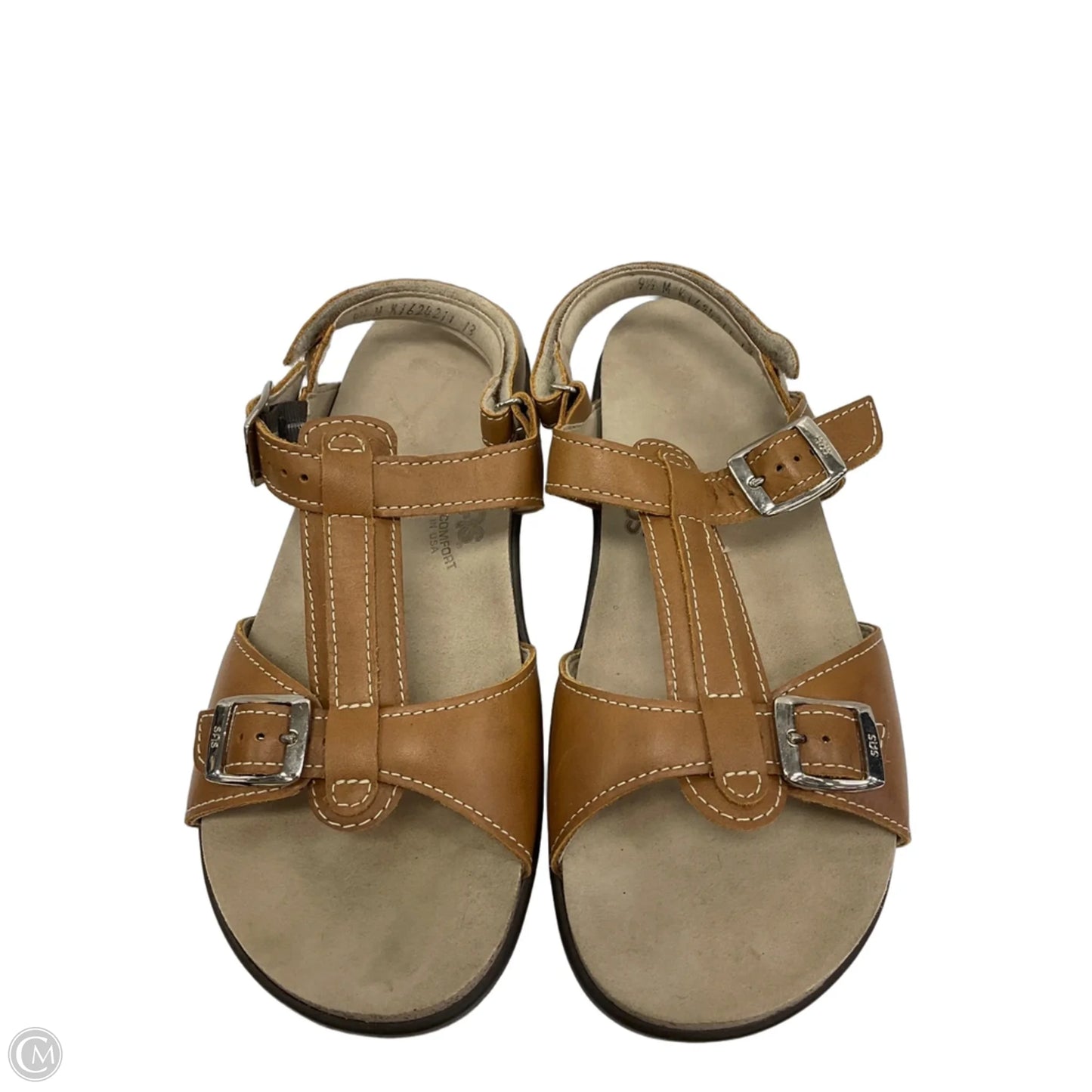 Sandals Flats By Sas In Brown, Size: 9.5