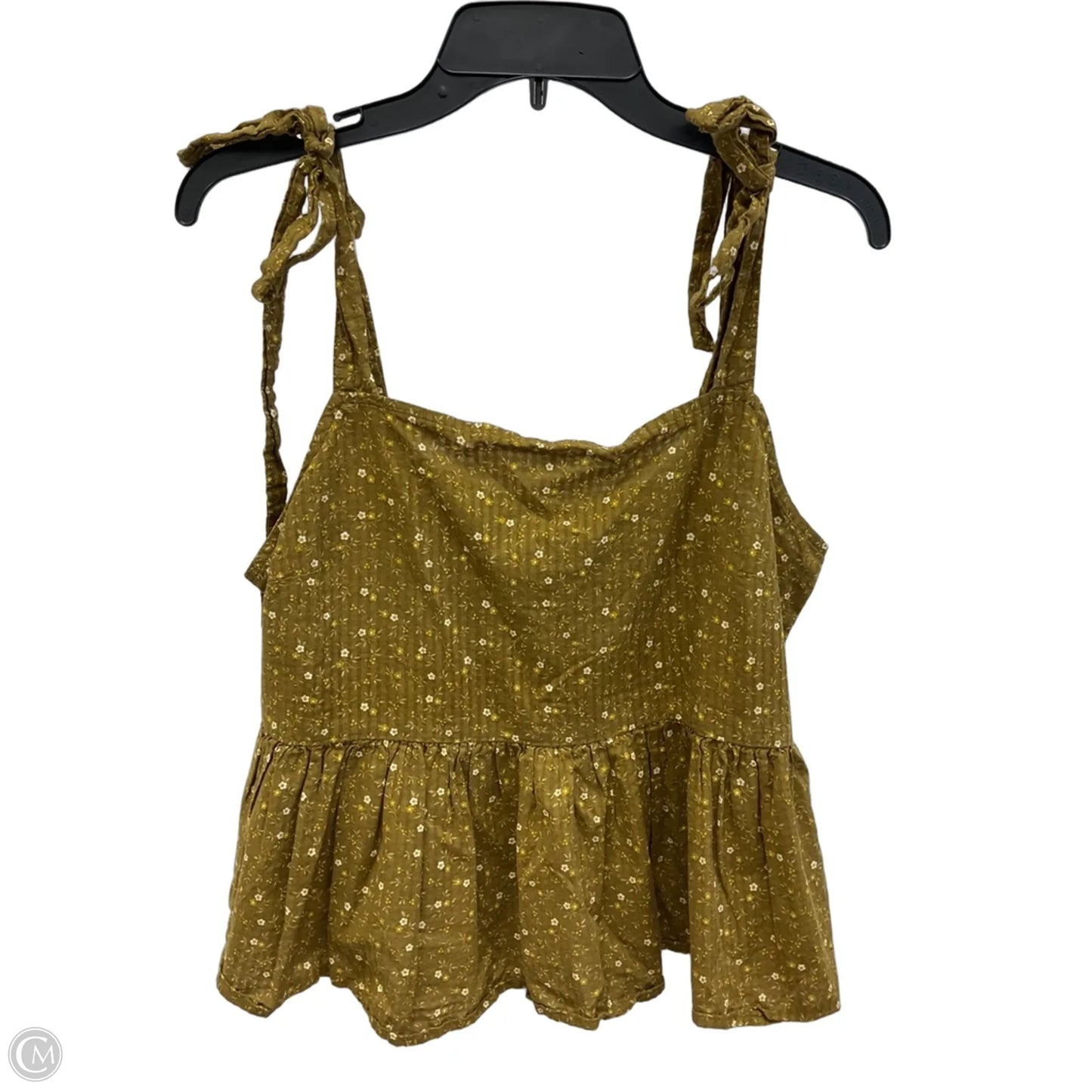 Top Sleeveless By Madewell In Green, Size: L
