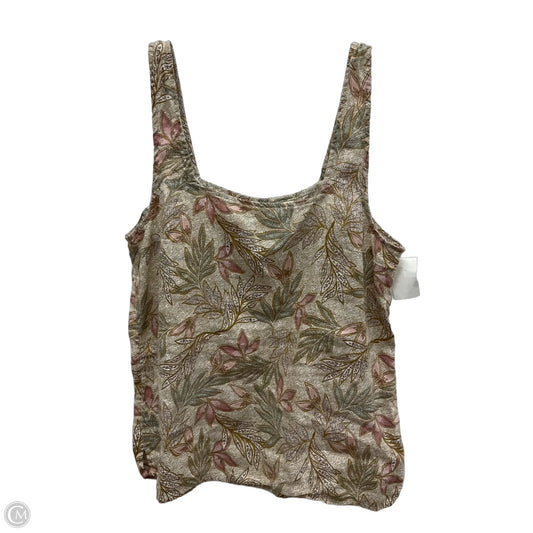 Top Sleeveless By Cynthia Rowley In Floral Print, Size: S
