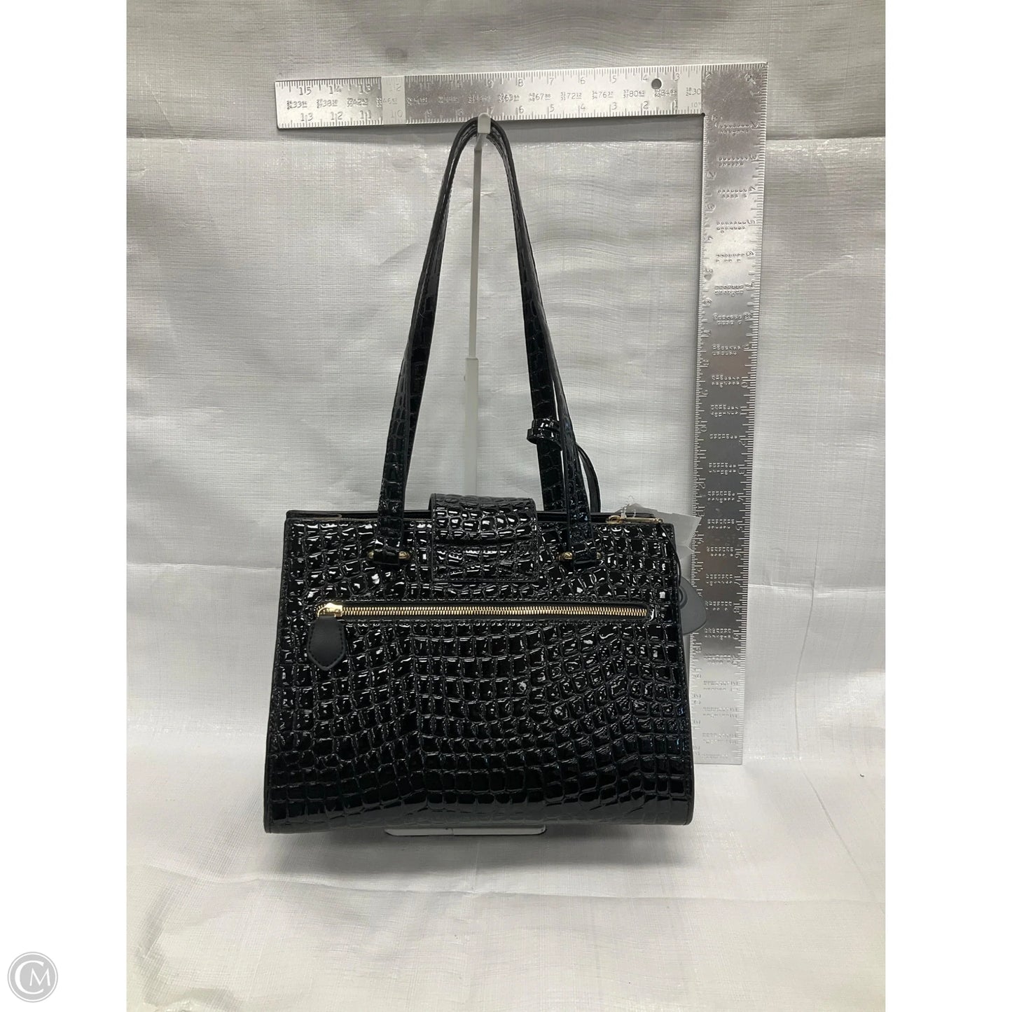 Handbag Leather By Spartina, Size: Medium